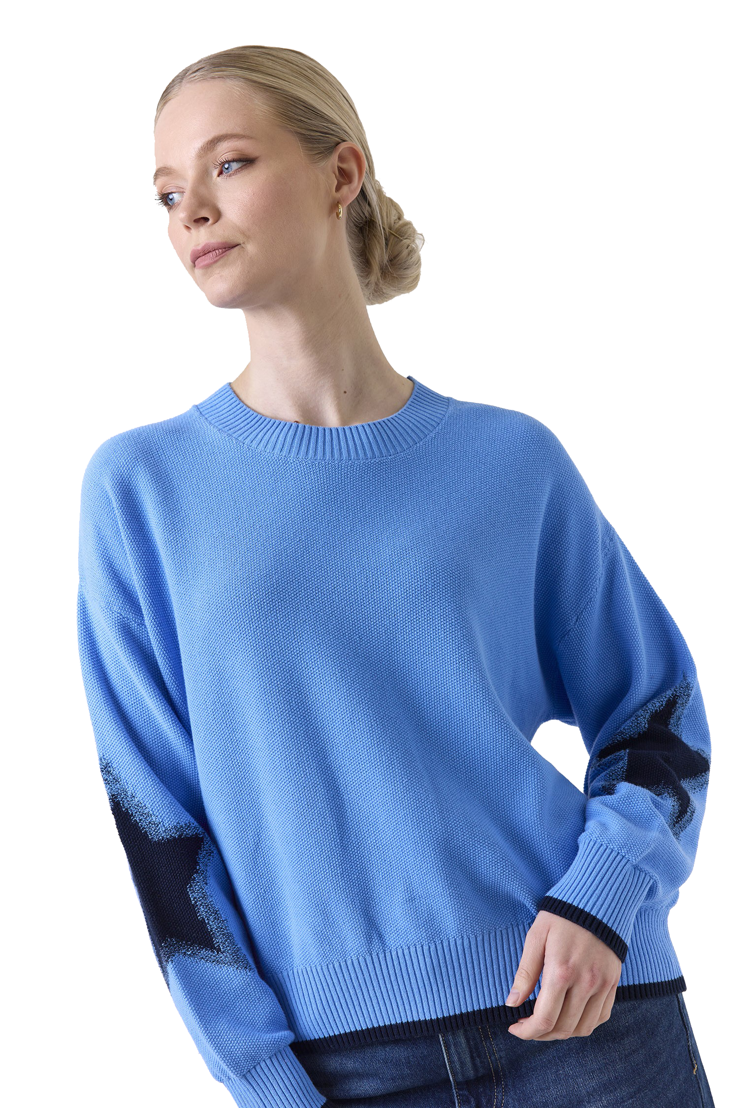 NAVAJO STAR SLEEVE SWEAT - Sassanova