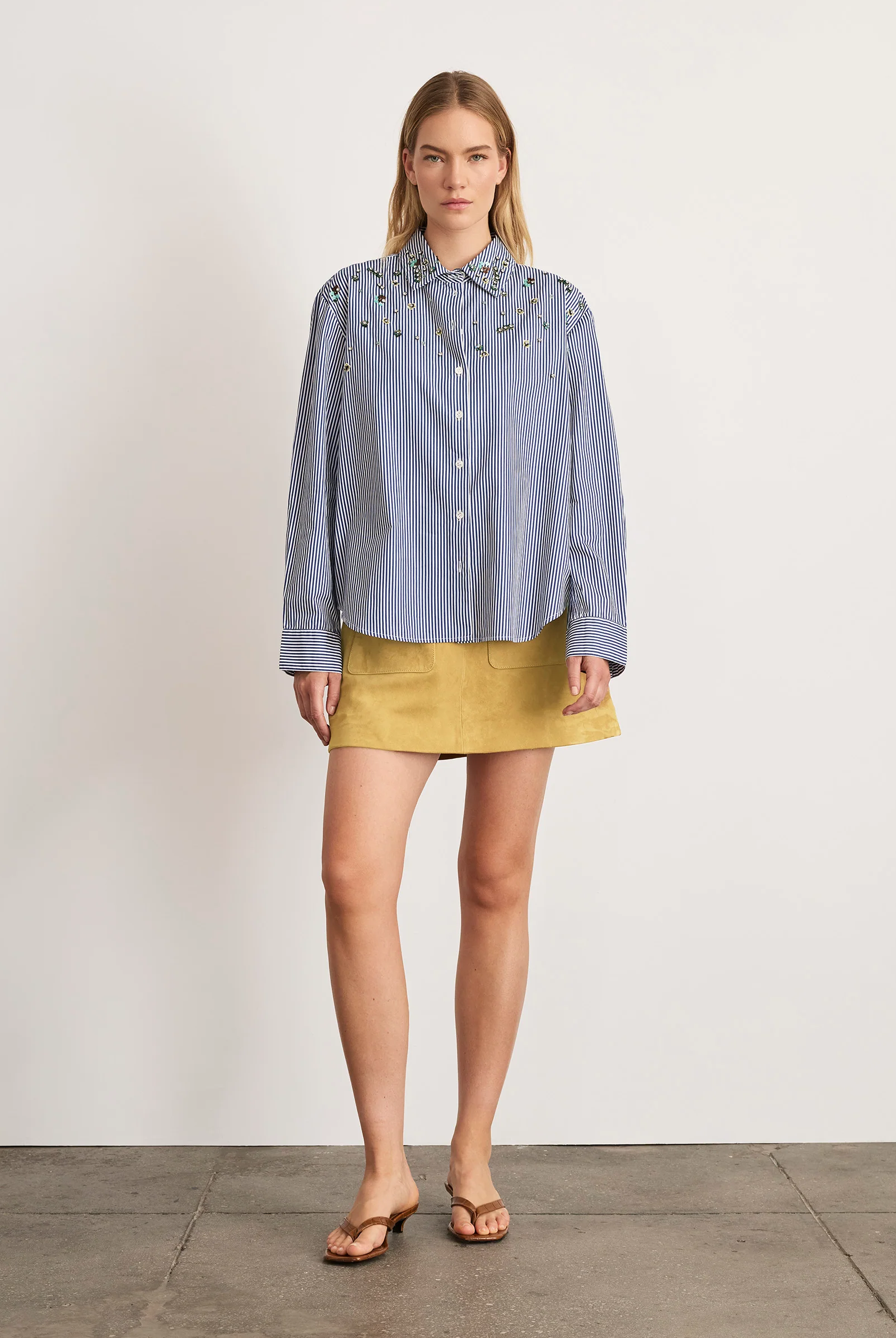 MARGAUX EMBELLISHED TOP - Blouses - Sassanova
