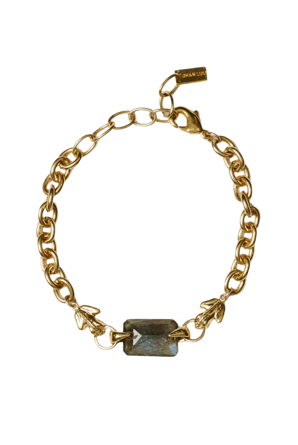 CHAIN LINK FROG BRACELET W/LABRADORITE (BGZ-6348)
sassanova