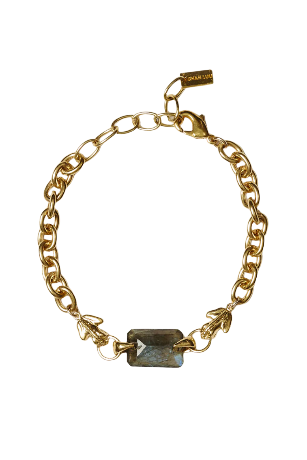 CHAIN LINK FROG BRACELET W/LABRADORITE (BGZ-6348)
sassanova