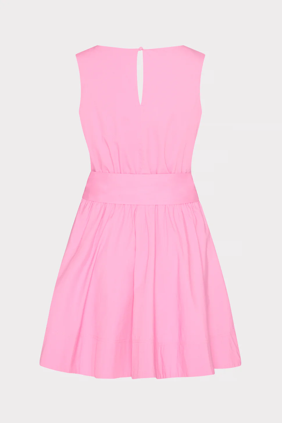 DRAPED POPLIN SLVLS MINI DRESS
sassanova