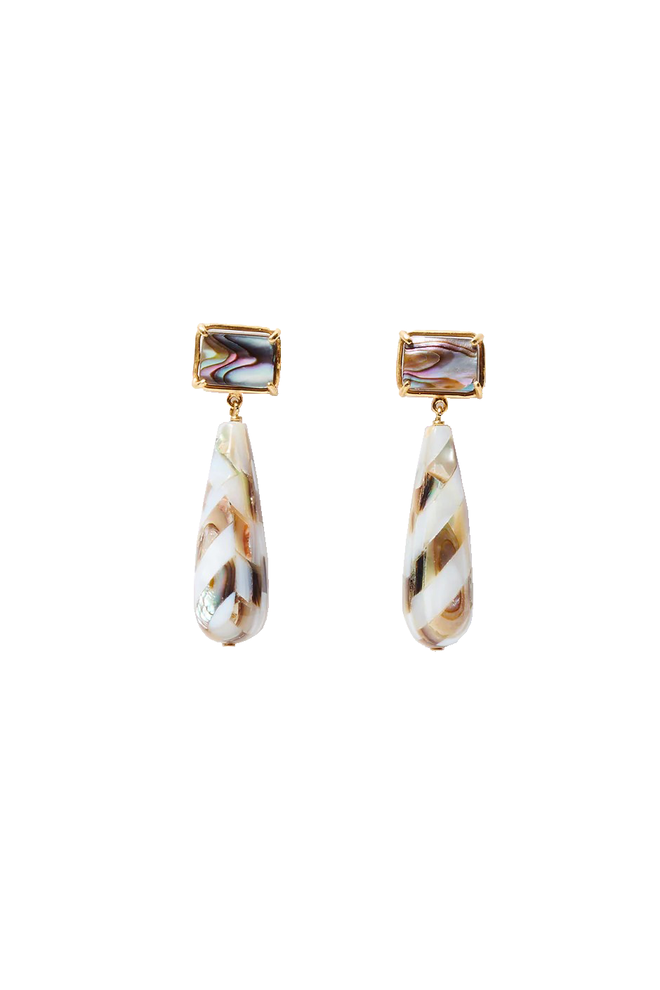 BALTHAZAR DROP EARRINGS- ABALONE - Earrings - Sassanova