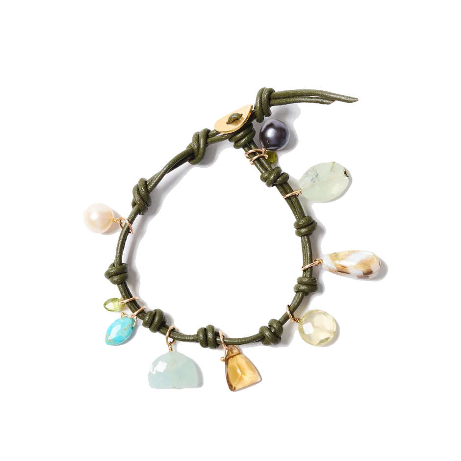 GEMMA CHARM BRACELET - Bracelets - Sassanova