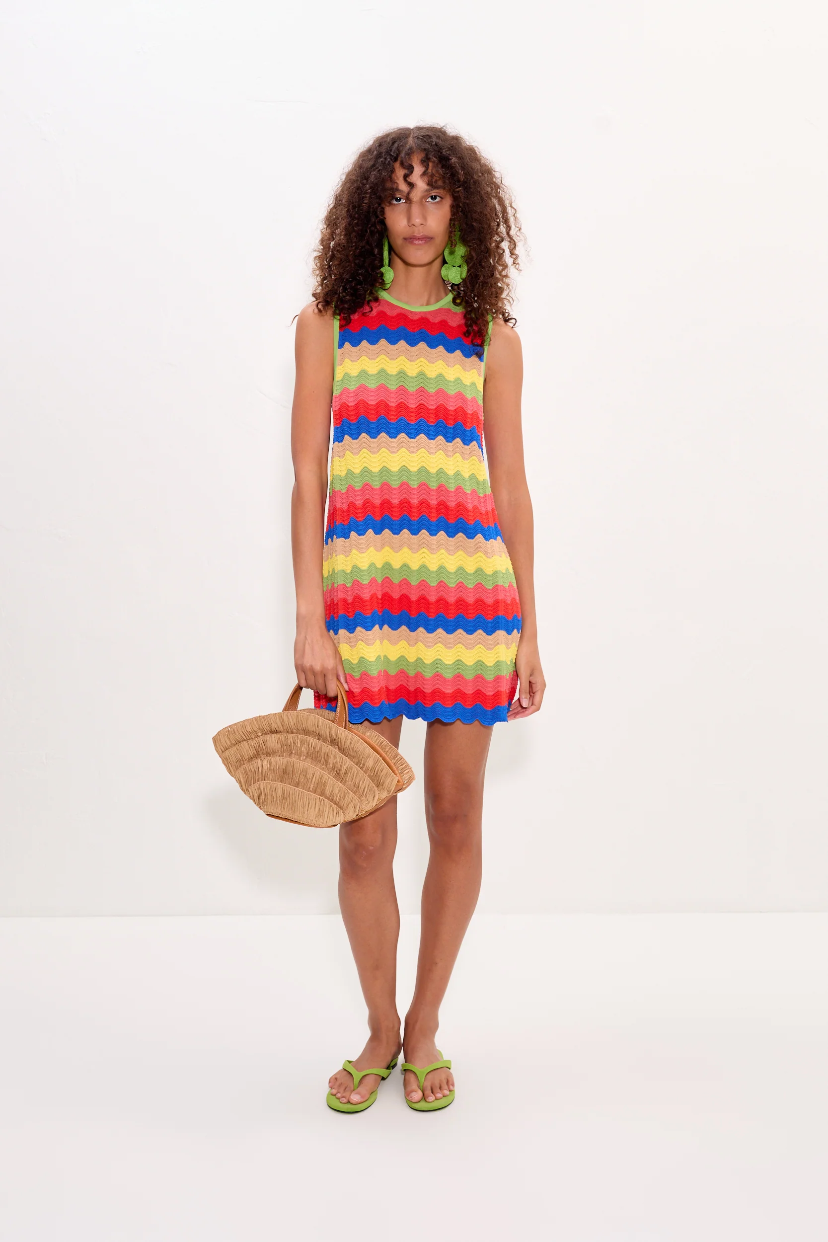 MOJI WAVE MINI DRESS - Dresses - Sassanova