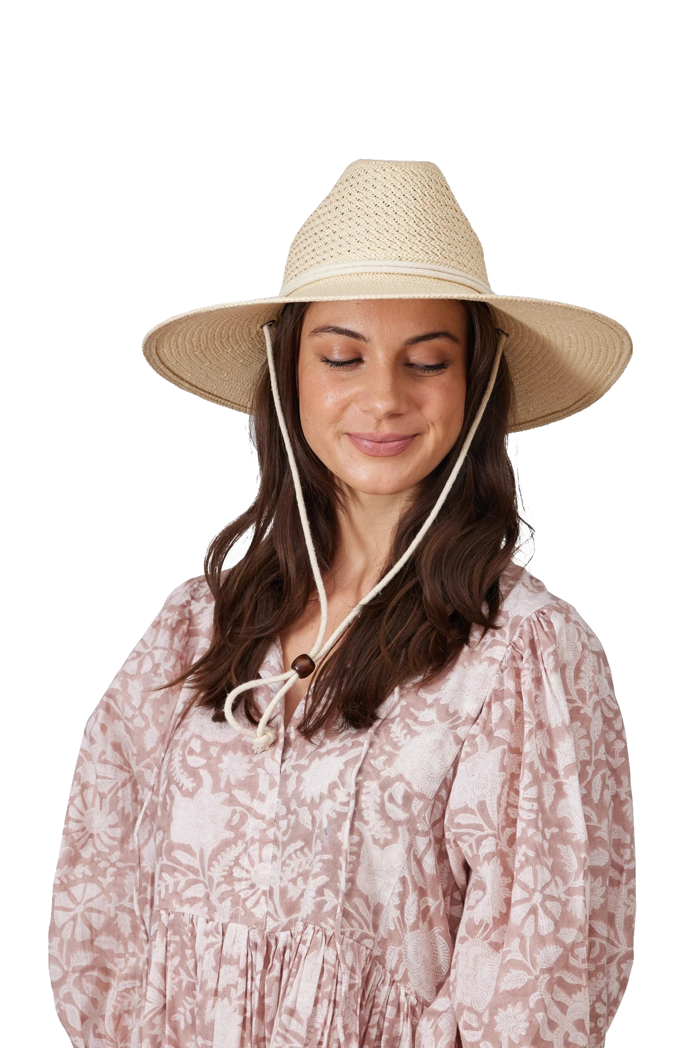 PACKABLE SURFER CHINSTRAP HAT- NATURAL - Hats - Sassanova