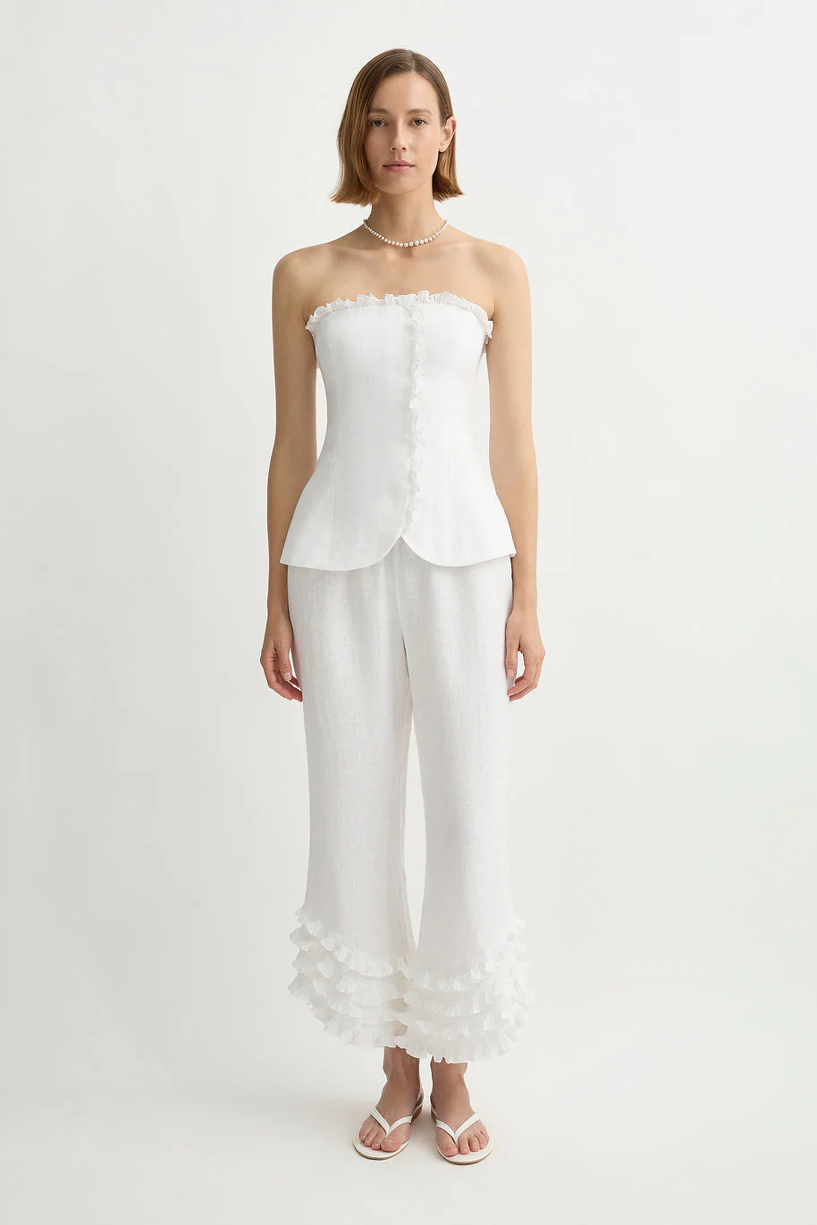 FLORENCE STRAPLESS TOP - Blouses - Sassanova