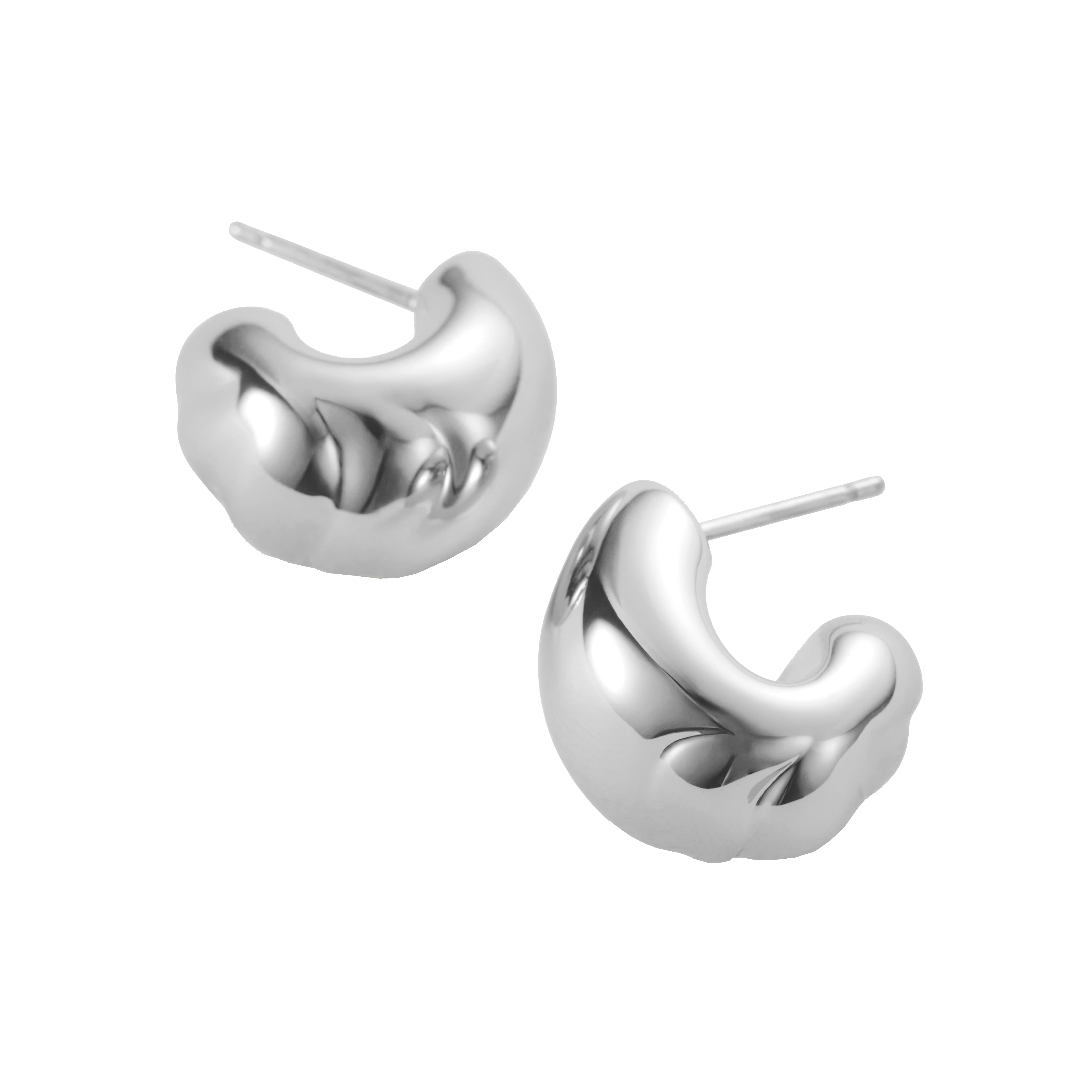 SMALL NELLE HOOPS - Earrings - Sassanova