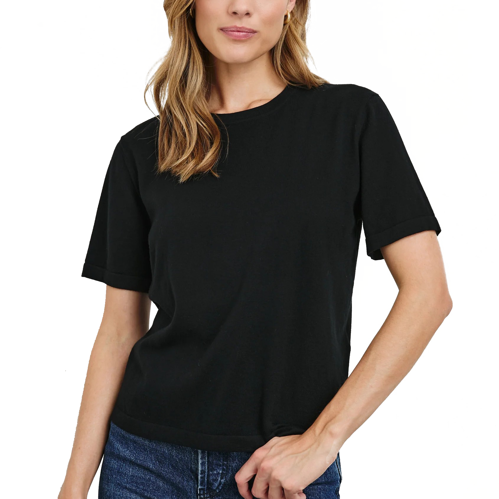 COTTON CASHMERE SS TEE - sassanova
