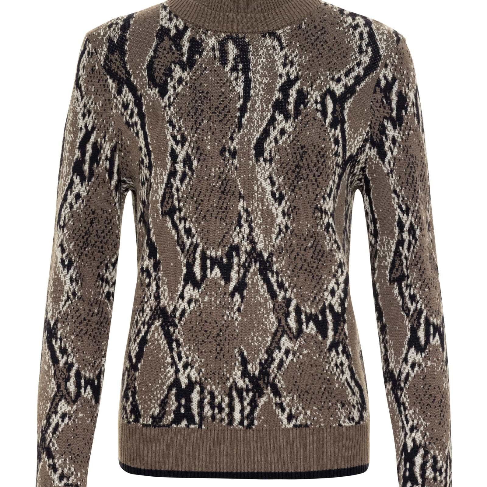 PRINTED ARCHER SWEATER
sassanova