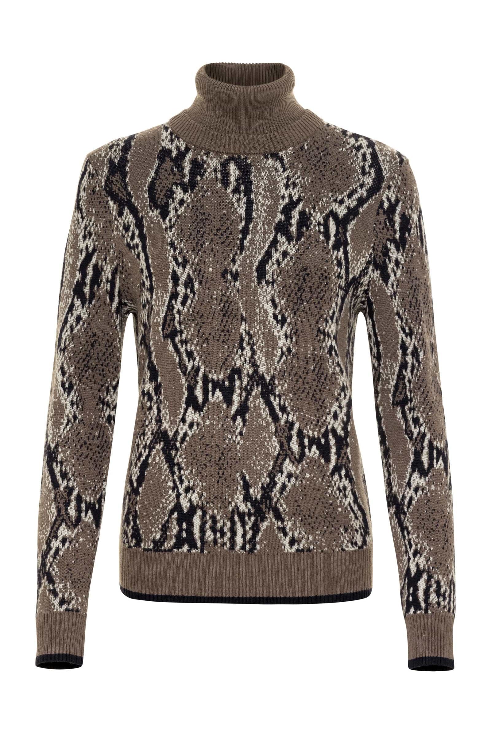 PRINTED ARCHER SWEATER
sassanova