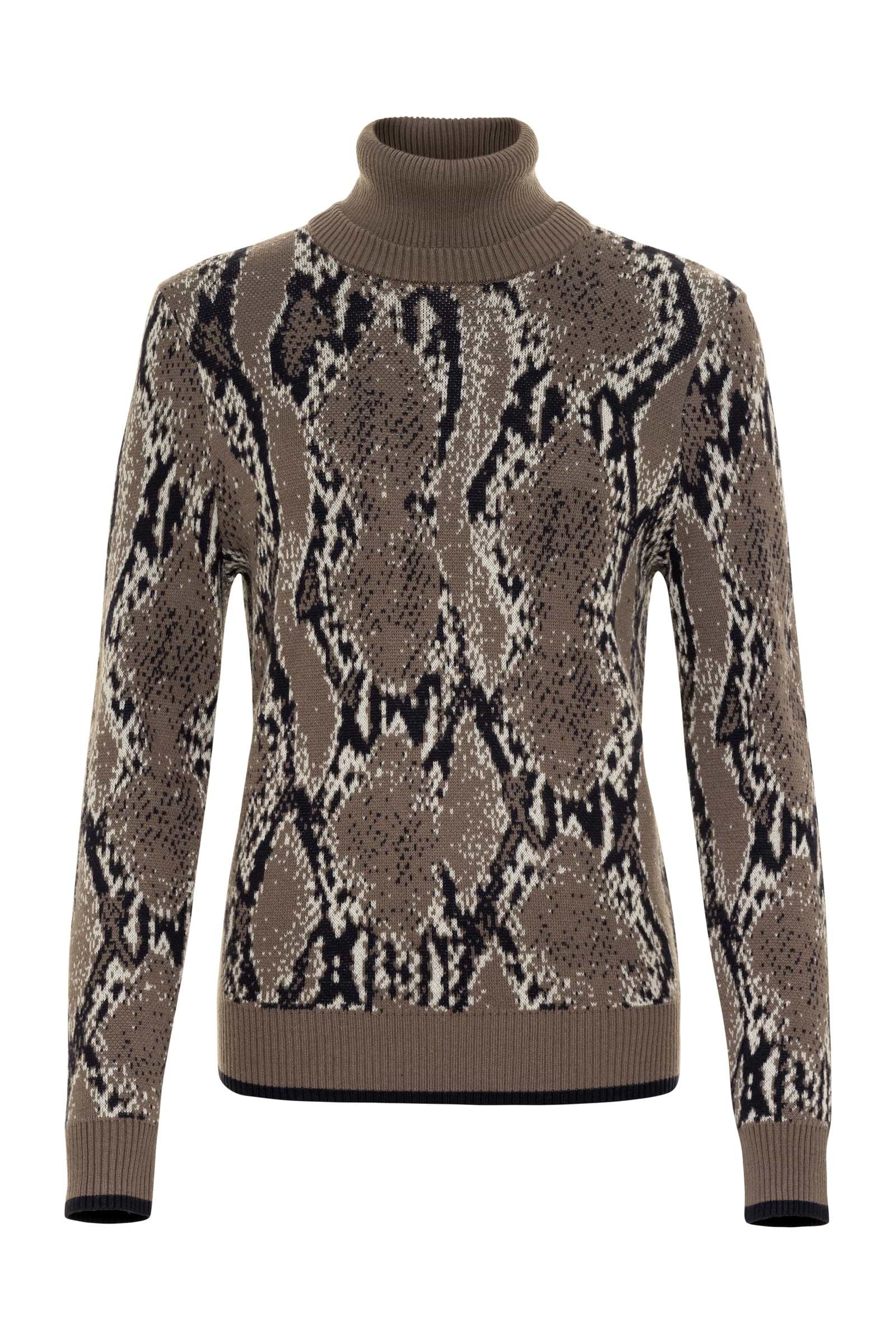 PRINTED ARCHER SWEATER
sassanova