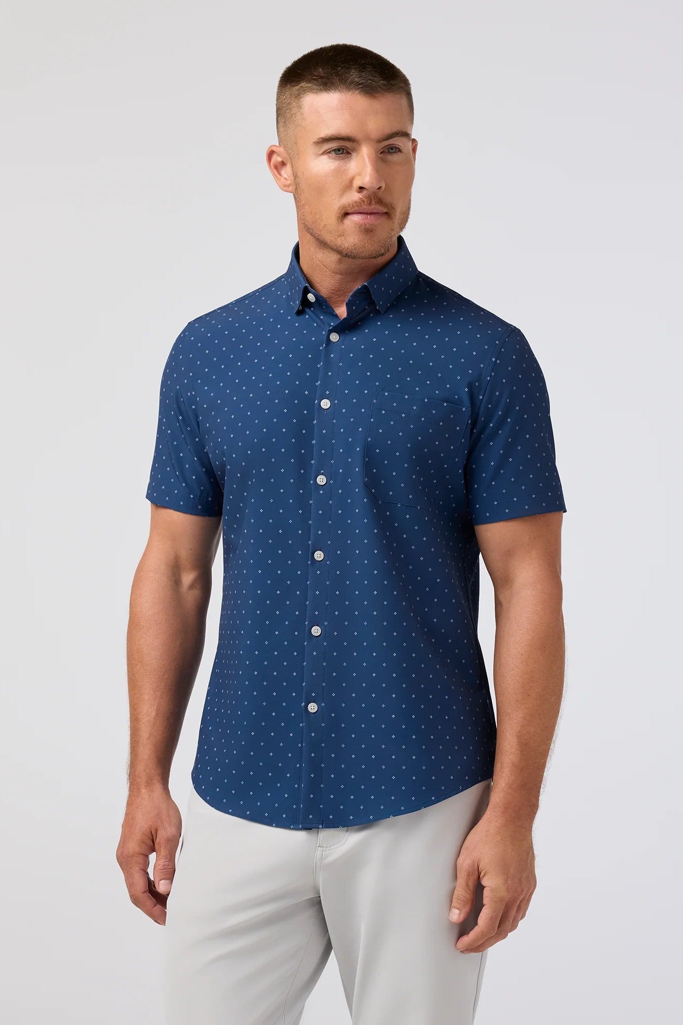 LEEWARD SHORT SLEEVE DRESS SHIRT - Short Sleeved Shirts - Novaman