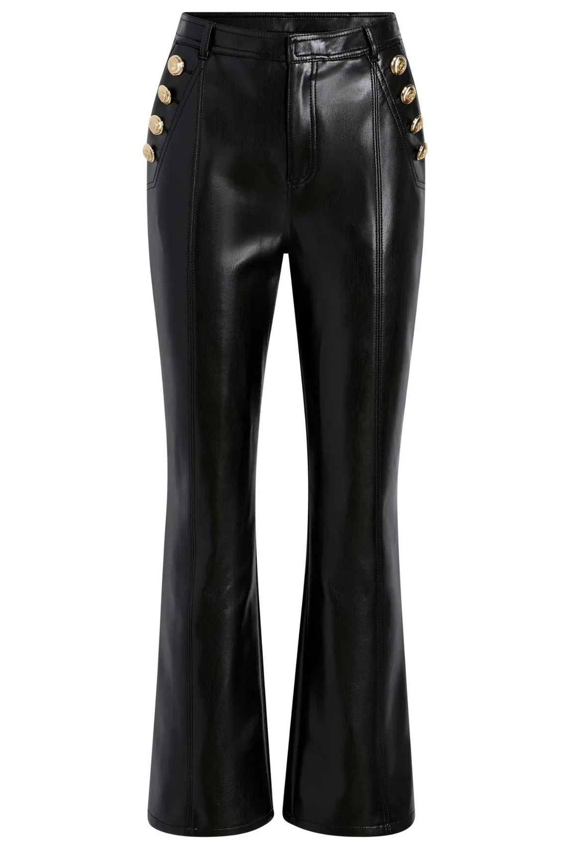 VEGAN LEATHER CROPPED SUZETTE PANT
sassanova