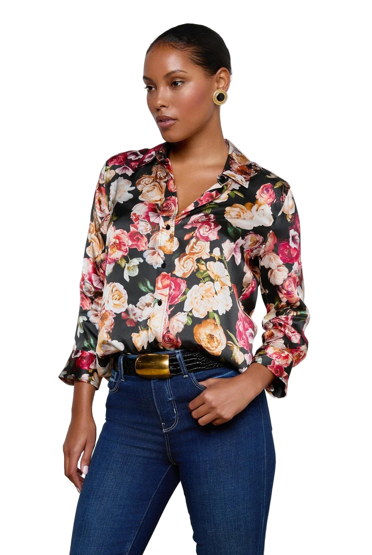 DANI 3/4 SLV BLOUSE-sassanova