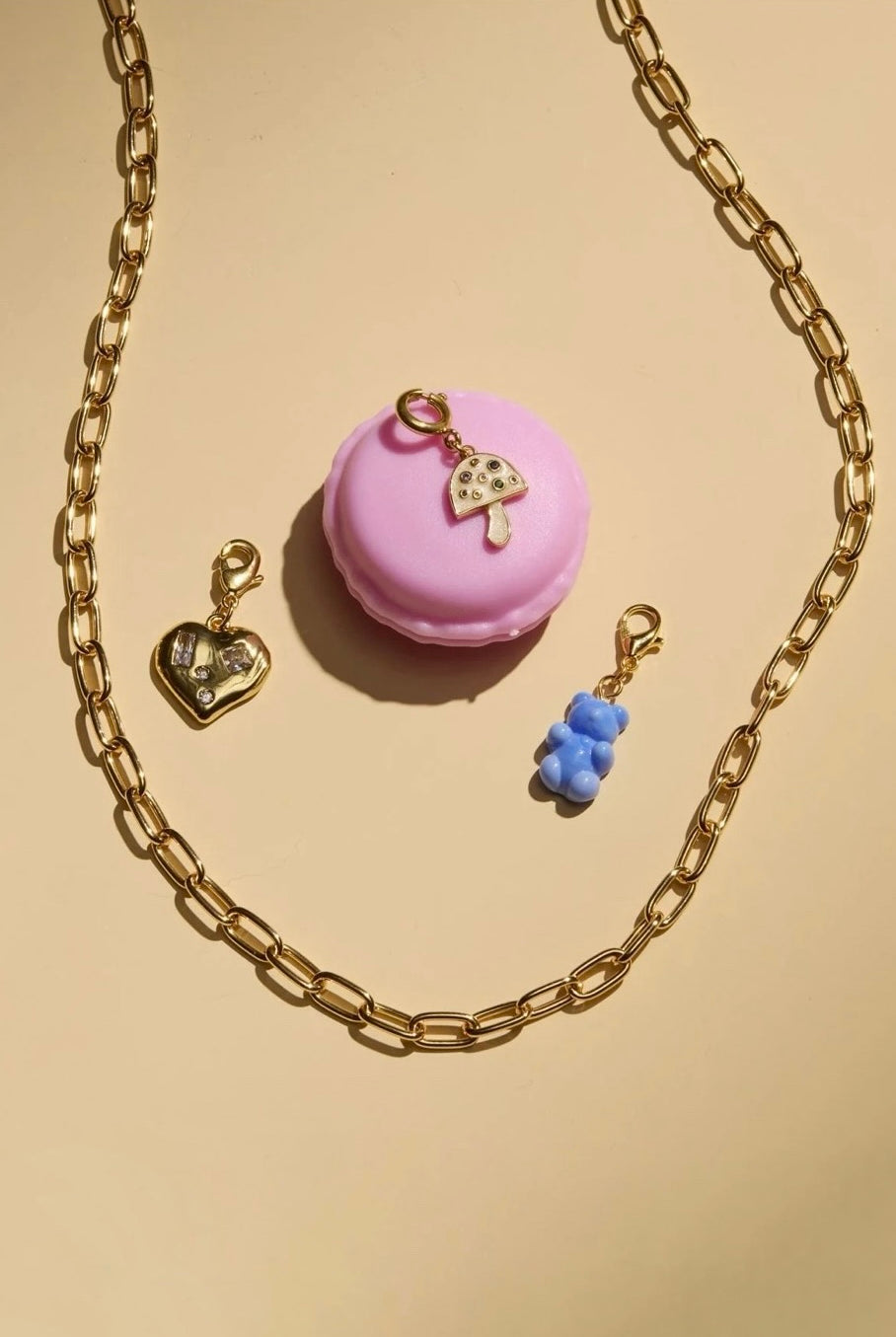 MINI PAPERCLIP NECKLACE- GLD
sassanova