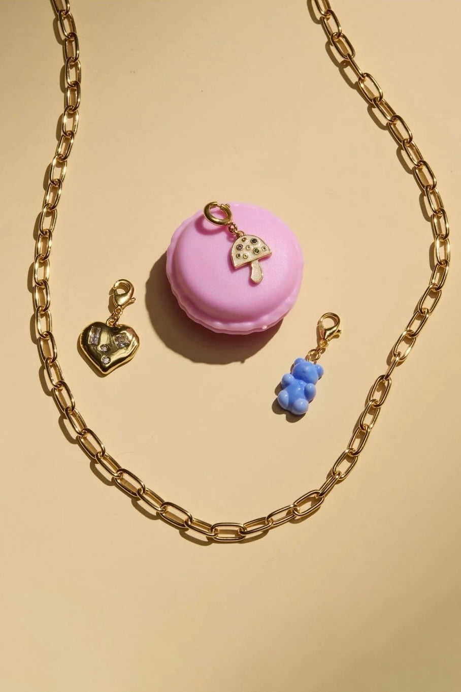 MINI PAPERCLIP NECKLACE- GLD
sassanova