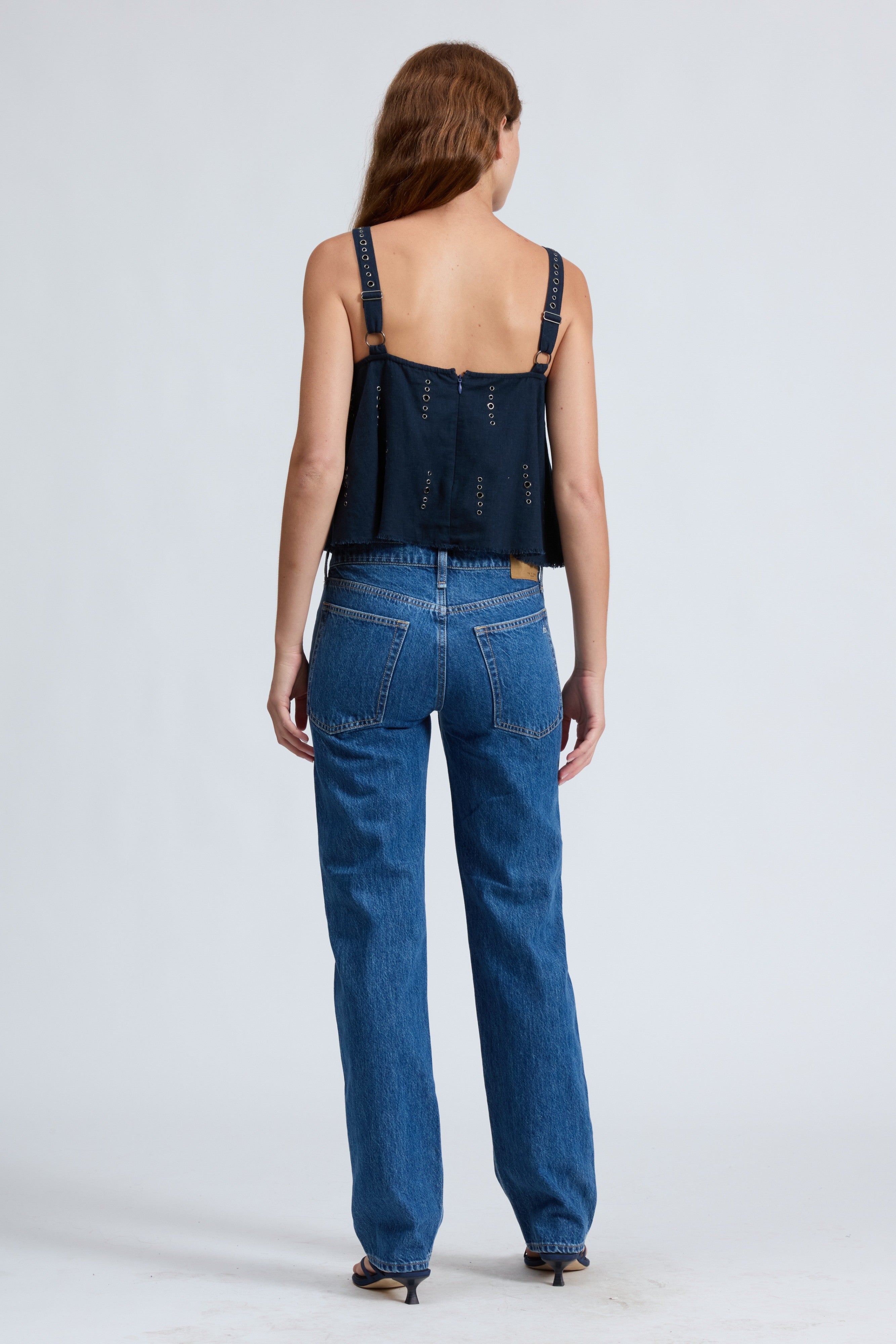 HARLOW LOW RISE FULL STRAIGHT JEAN - Sassanova