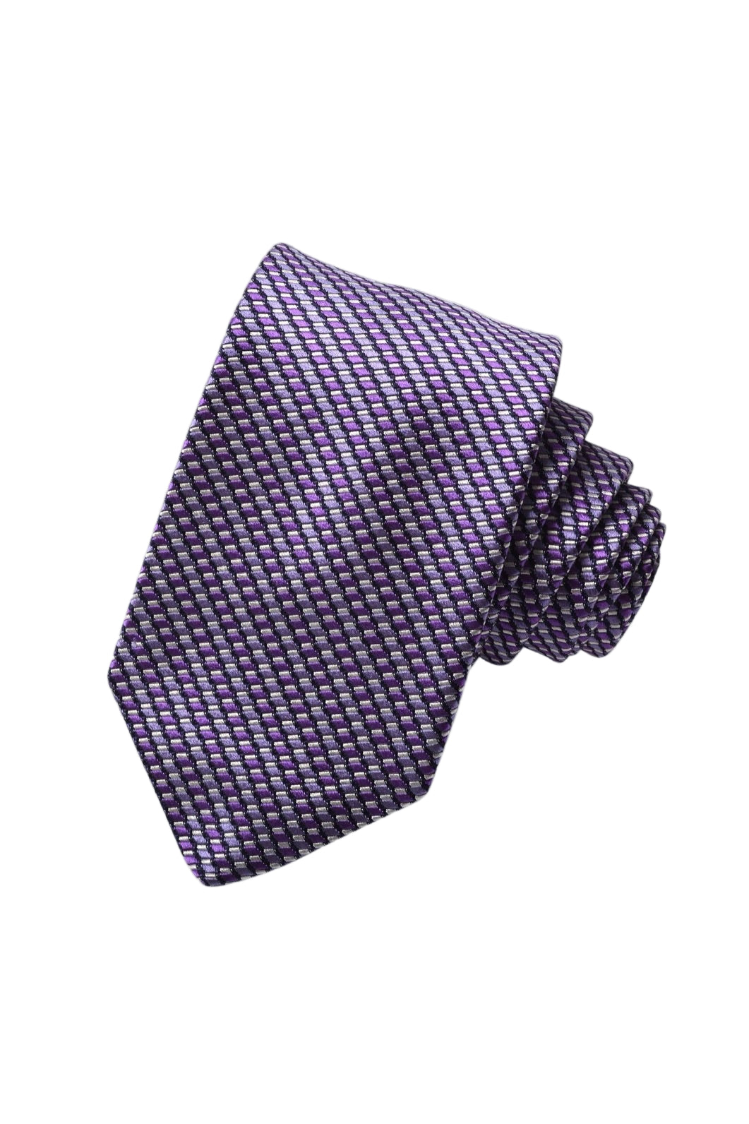 MINI GRID SILK TIE PURPLE OS
novaman