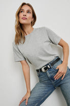 COTTON CASHMERE SS TEE - sassanova