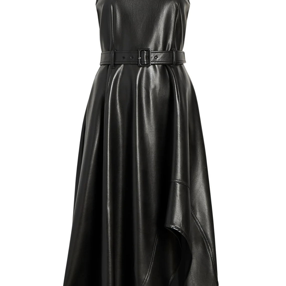 VEGAN LEATHER ZELDA DRESS