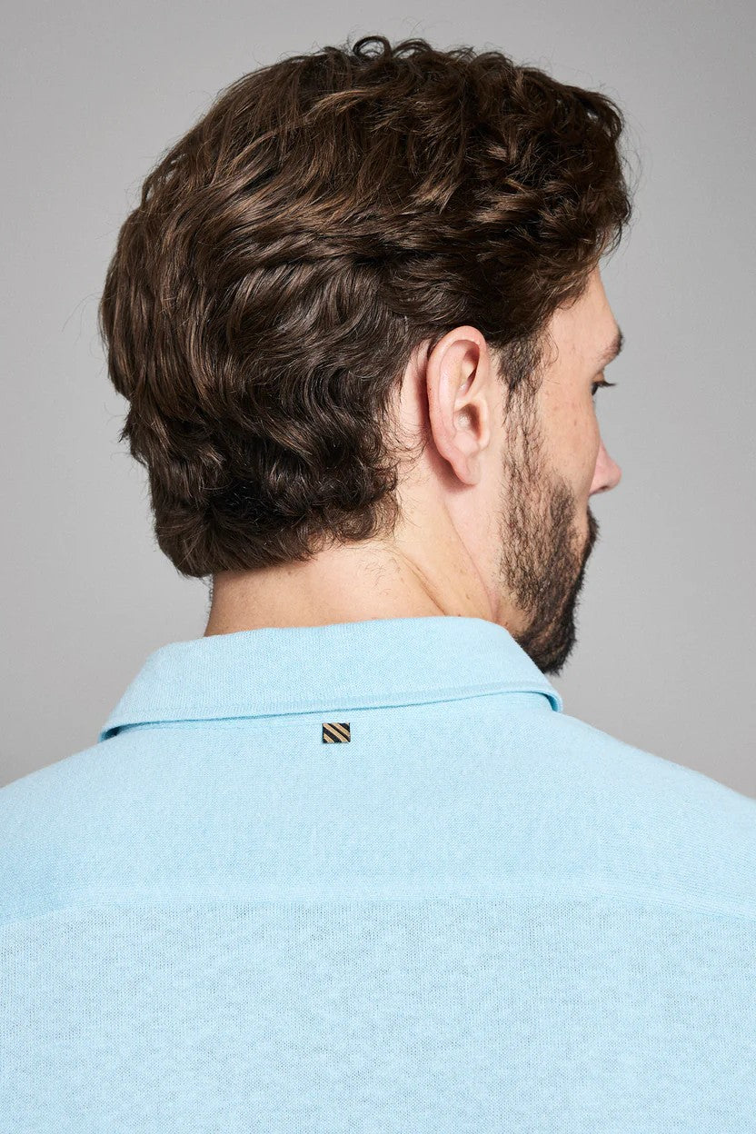 COTTON KNIT SPORT SHIRT - Short Sleeved Shirts - Novaman