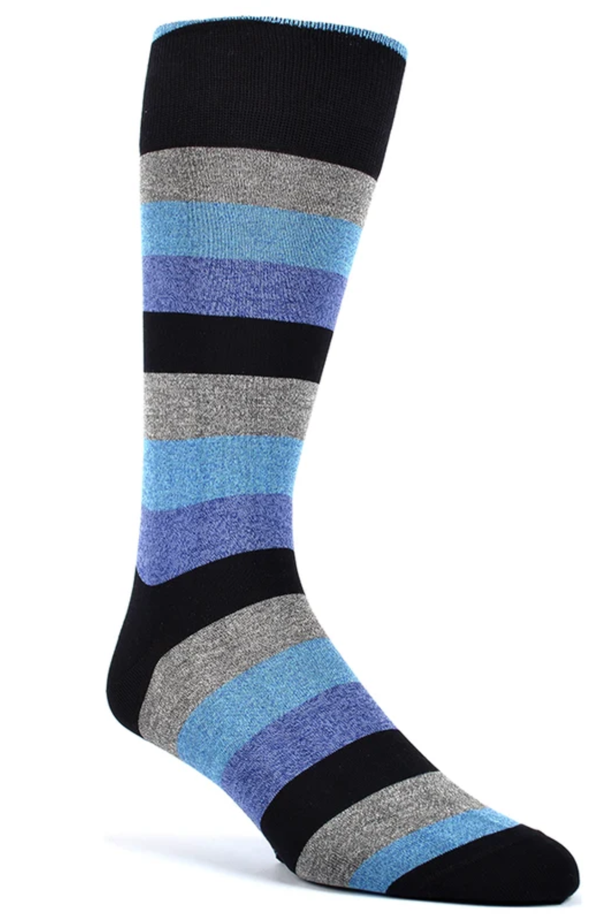 THICK BAR STRIPE SOCK GREY Sassanova NovaMan