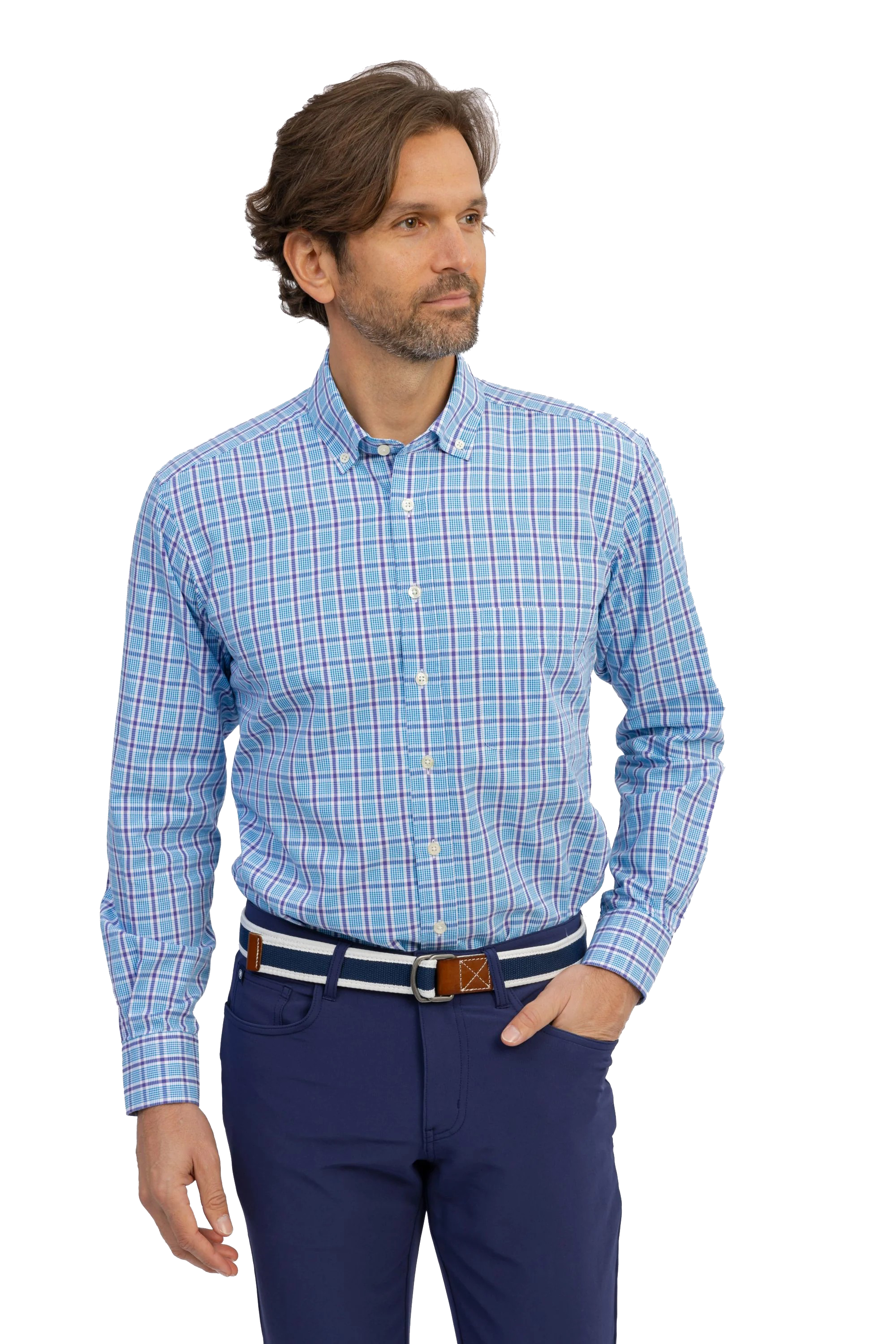 BEAU OXFORD SPORT SHIRT - Long Sleeved Shirts - Novaman