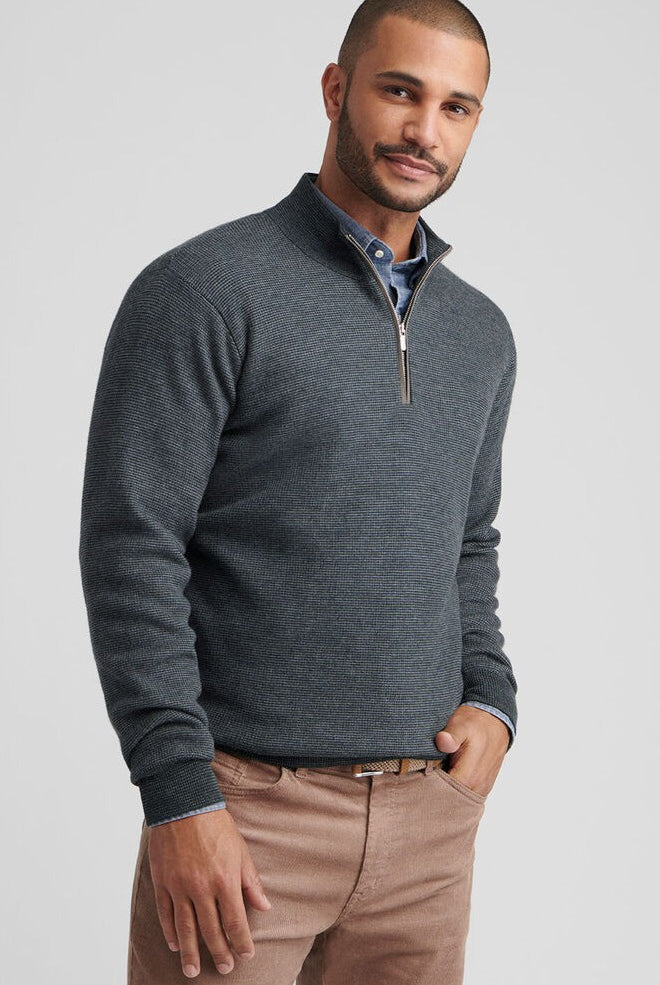 WEST 1/4 ZIP SWEATER - Sweaters - Novaman