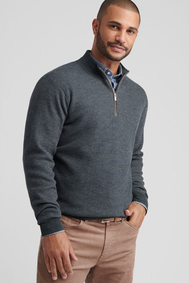WEST 1/4 ZIP SWEATER - Sweaters - Novaman