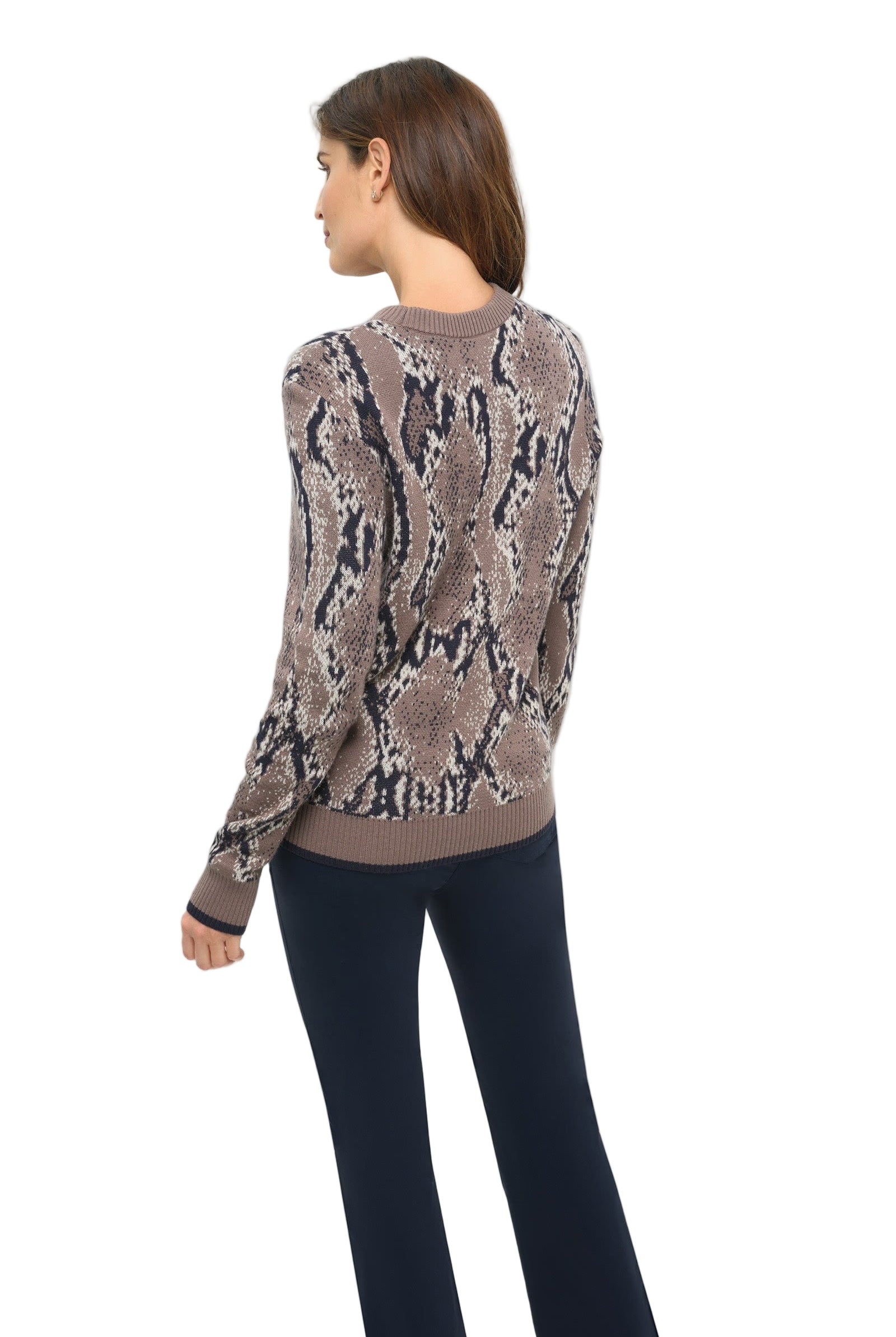 PRINTED ARCHER SWEATER
sassanova
