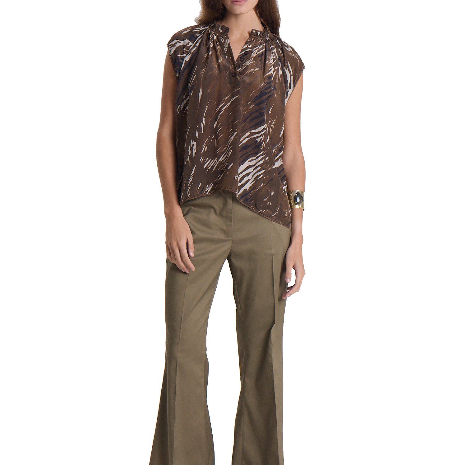 VERMONT GERBERA SLVLS TOP - Blouses - Sassanova