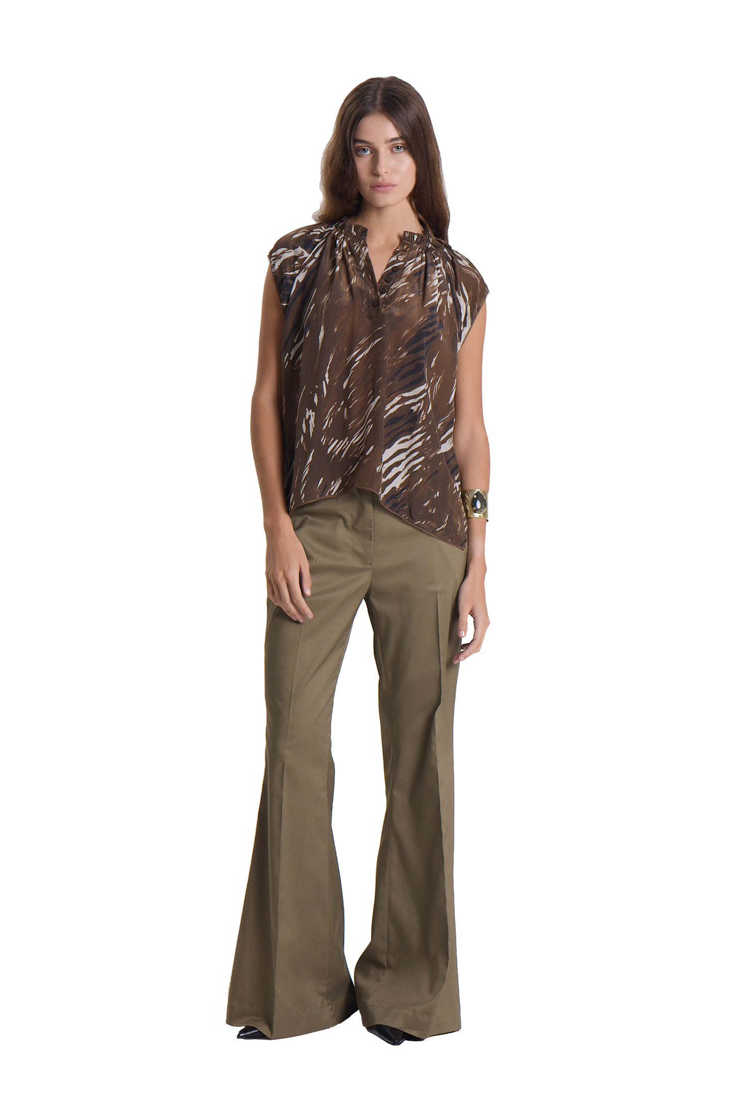 VERMONT GERBERA SLVLS TOP - Blouses - Sassanova