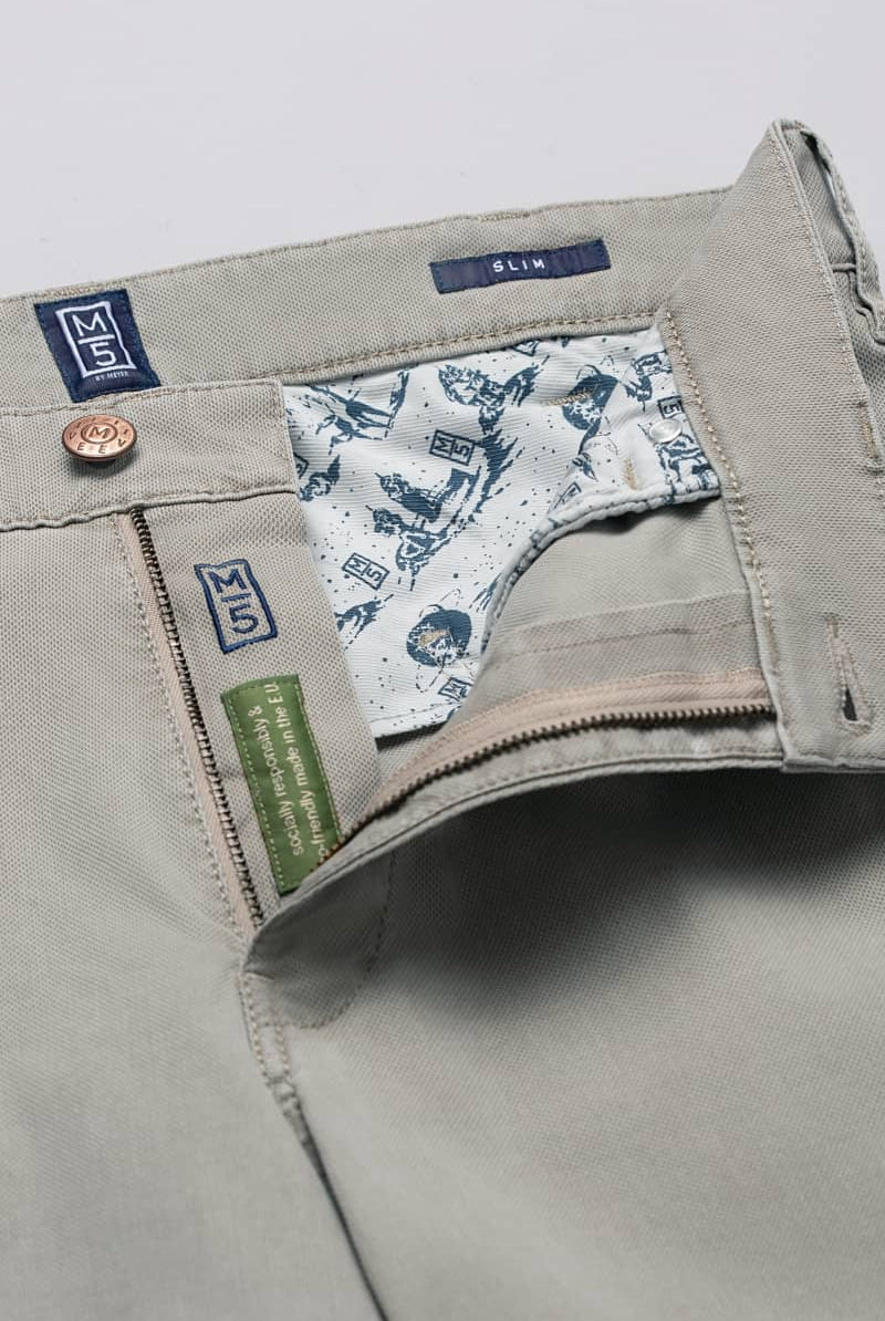5 POCKET SLIM M5 PANT - Pants - Novaman
