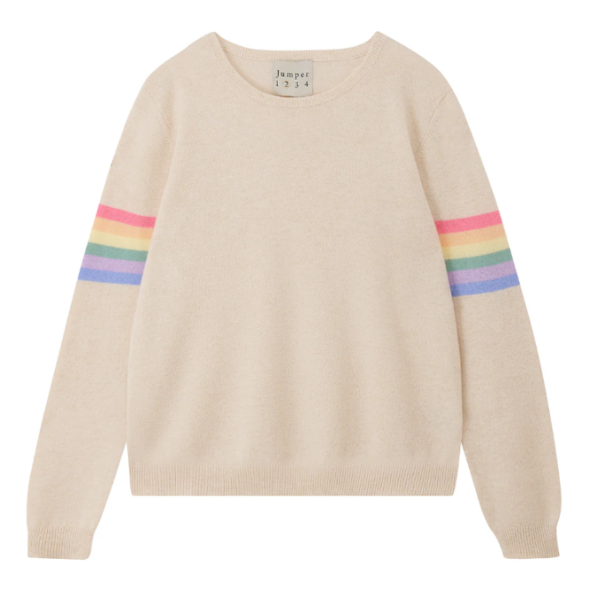 RAINBOW ARMS SWEATER - Sweaters - Sassanova