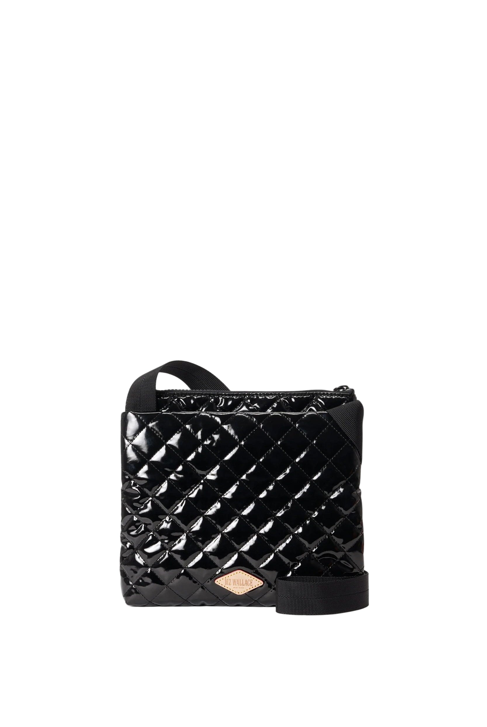 METRO FLAT CROSSBODY LACQUER-Sassanova