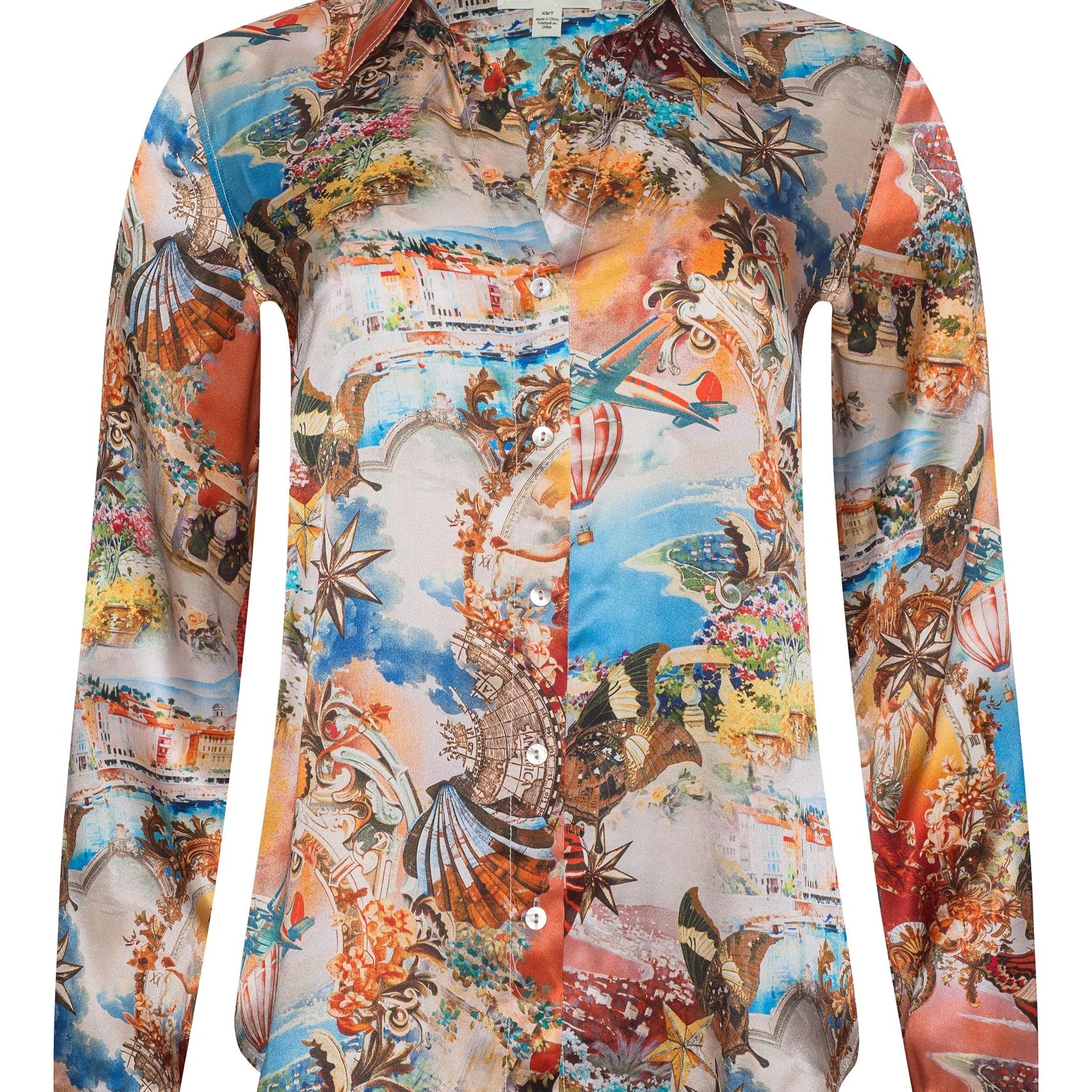 TYLER L/S BLOUSE-Sassanova