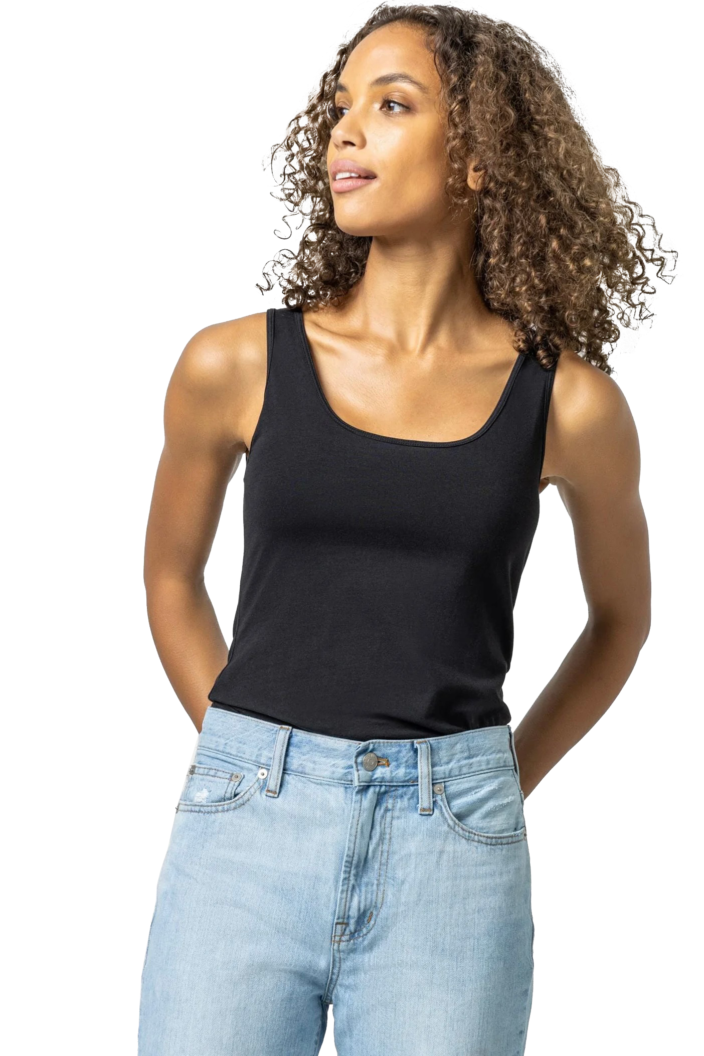 SCOOP TANK - Tank Tops - Sassanova