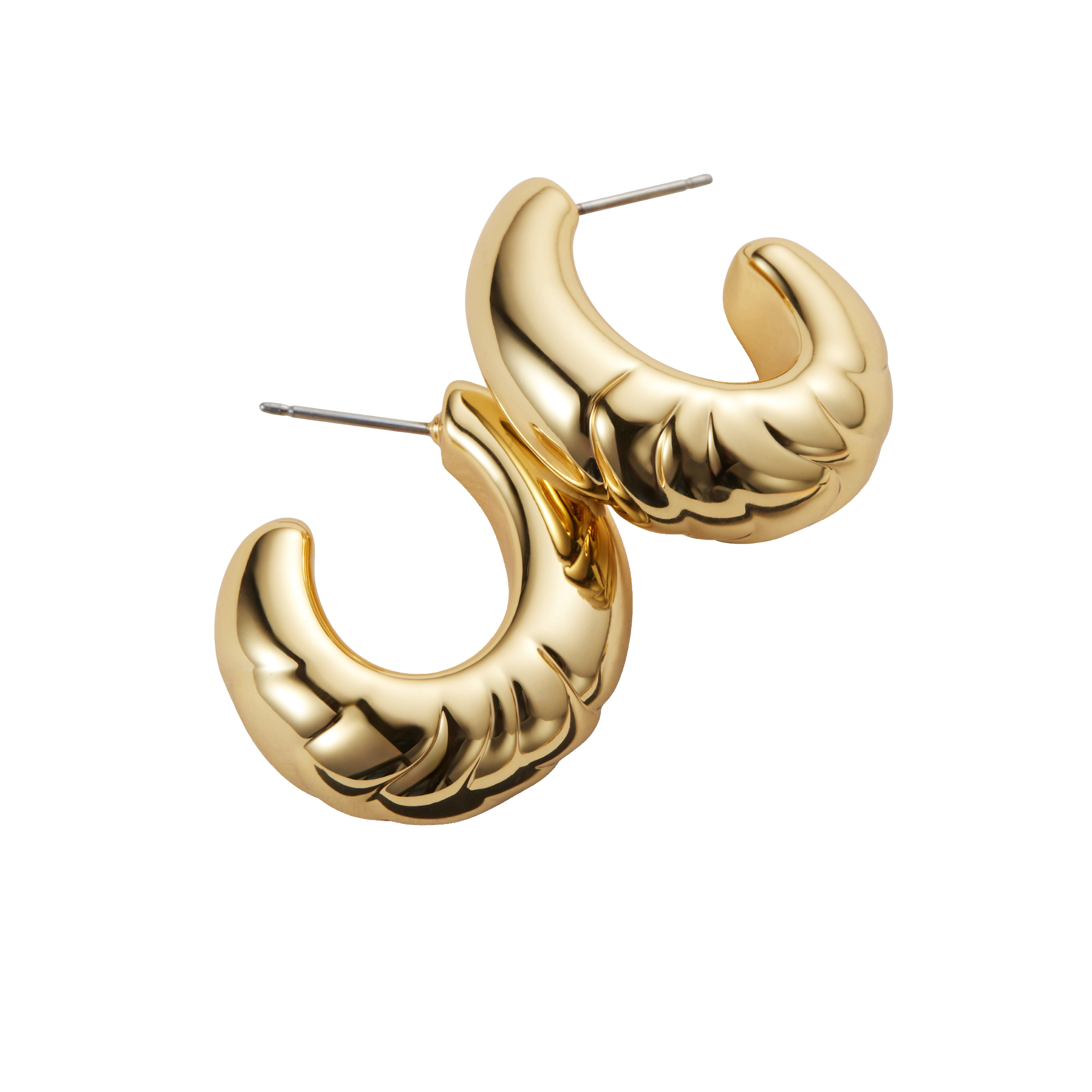 SLIM NELLE HOOPS - Earrings - Sassanova
