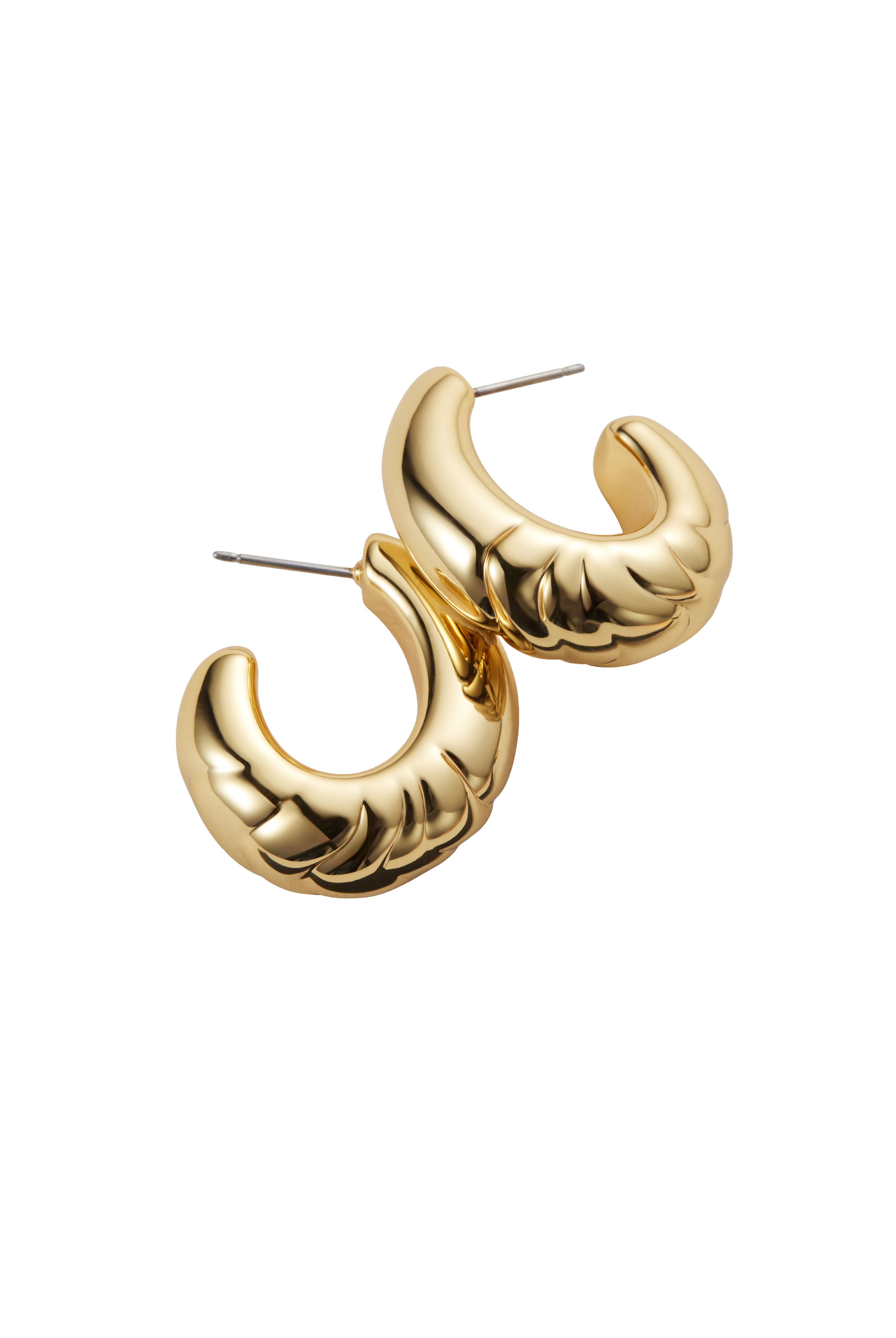 SLIM NELLE HOOPS - Earrings - Sassanova