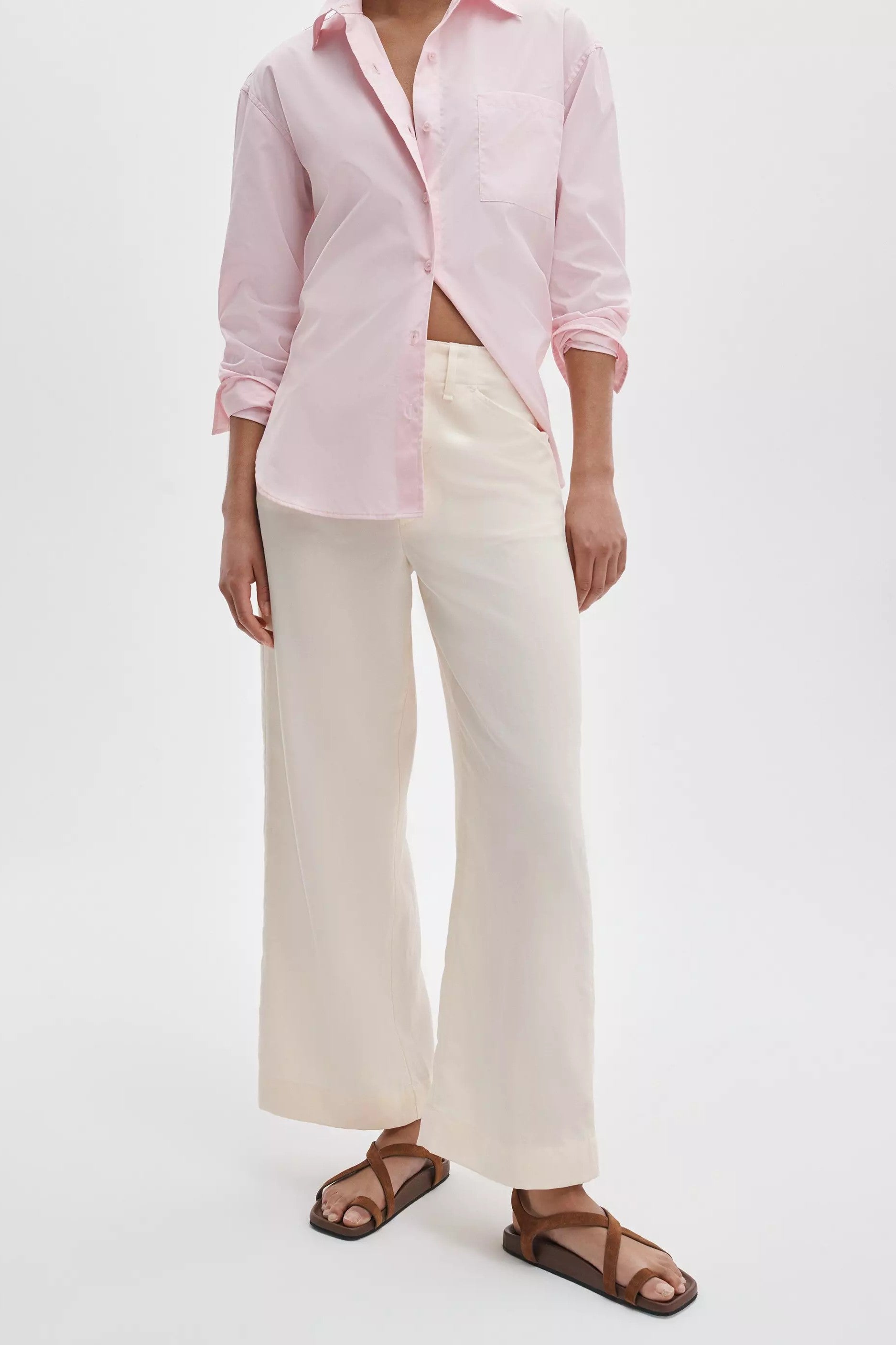 ALLISON LINEN PANT - Pants - Sassanova