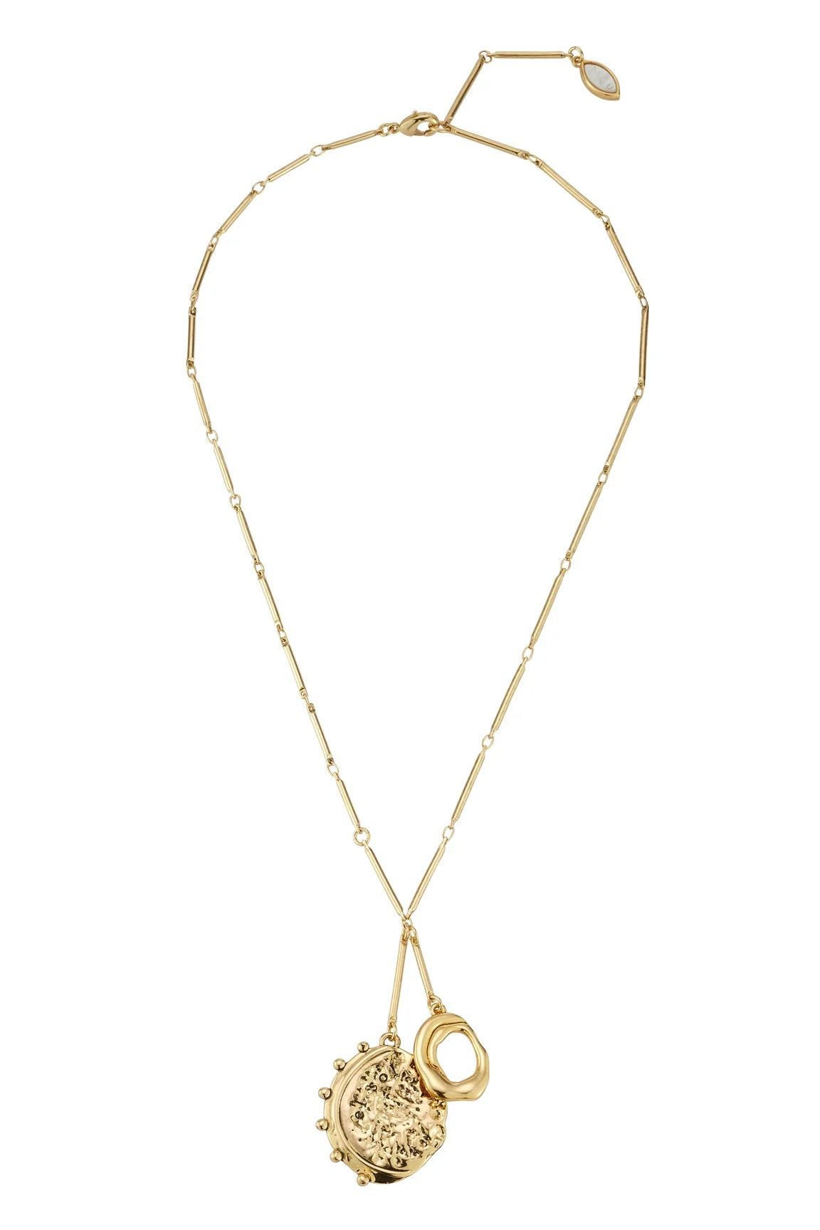 BLANCA CHARM NECKLACE- ANTQ GLD
sassanova