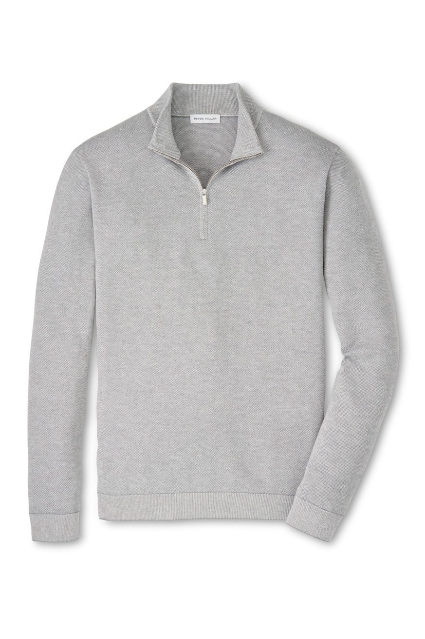 COOLSPUN BIRDSEYE 1/4 ZIP SWEATER - Novaman