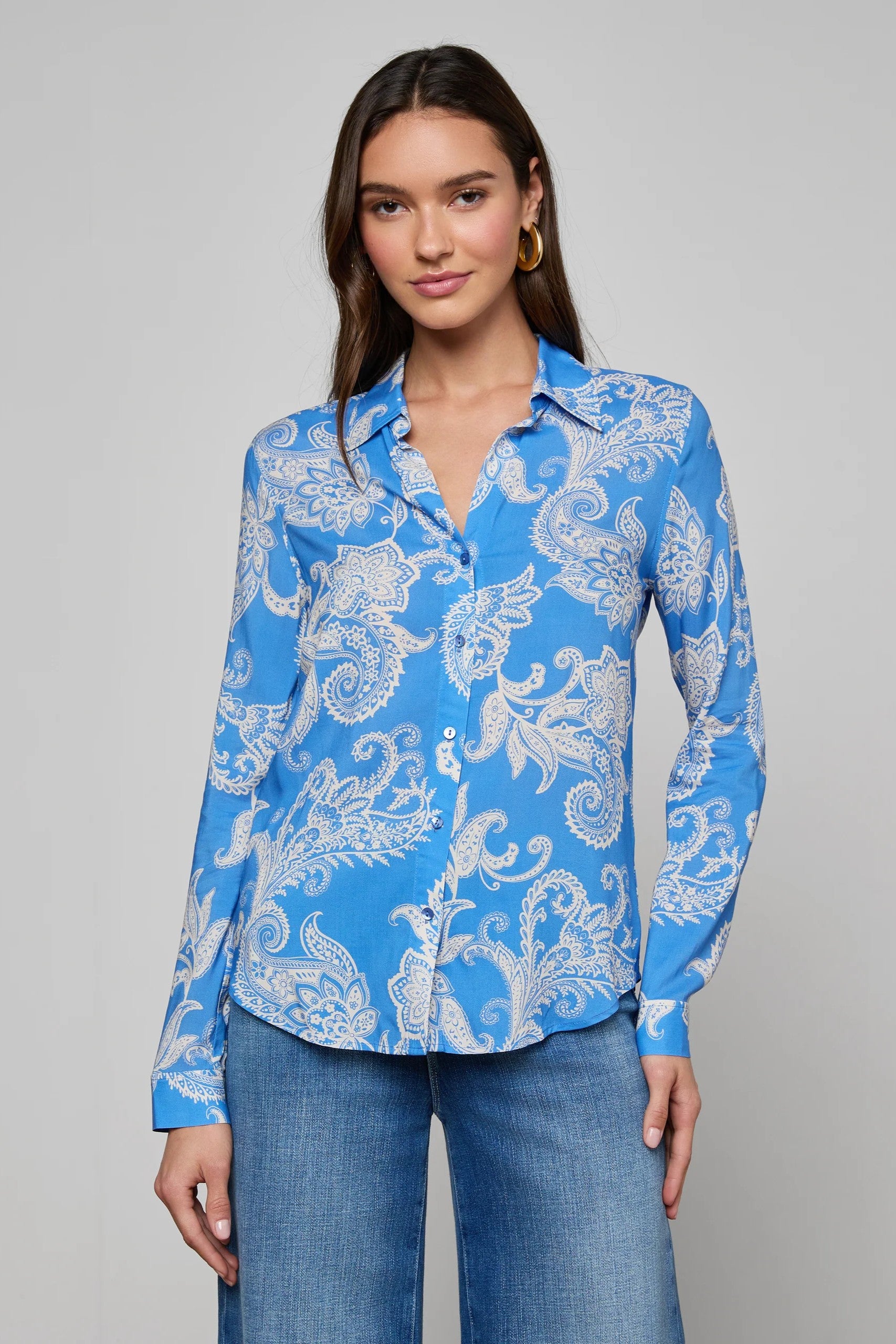 HOLLY L/S BLOUSE - Blouses - Sassanova