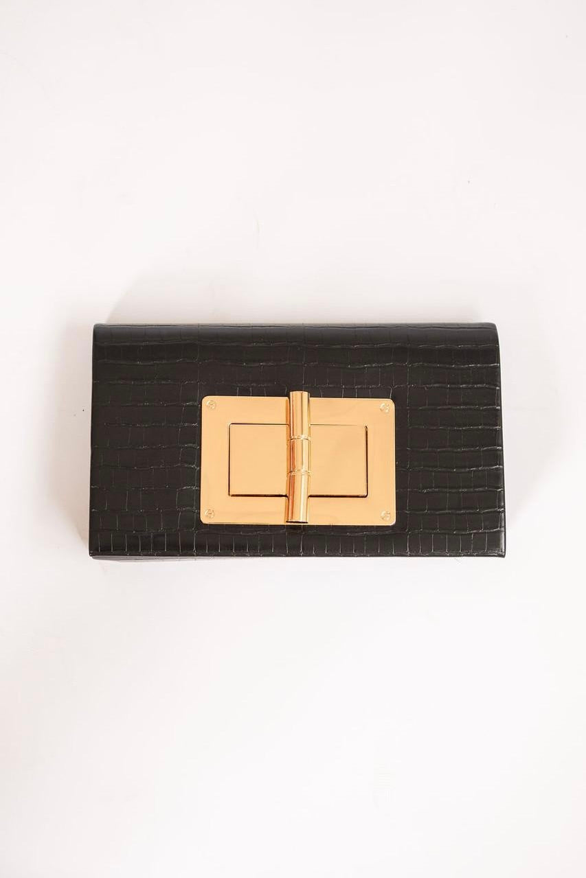 LILLIAN CROC CLUTCH
sassanova