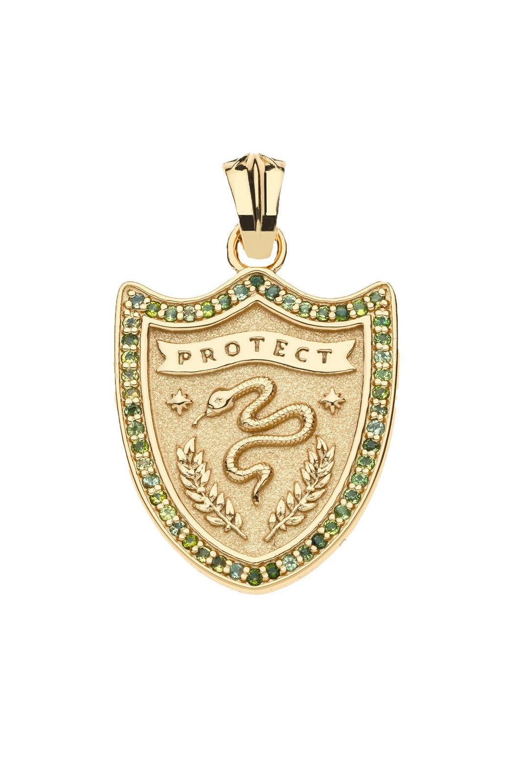 PROTECT SHIELD PENDANT- CLASSIC ROLO CHAIN - sassanova