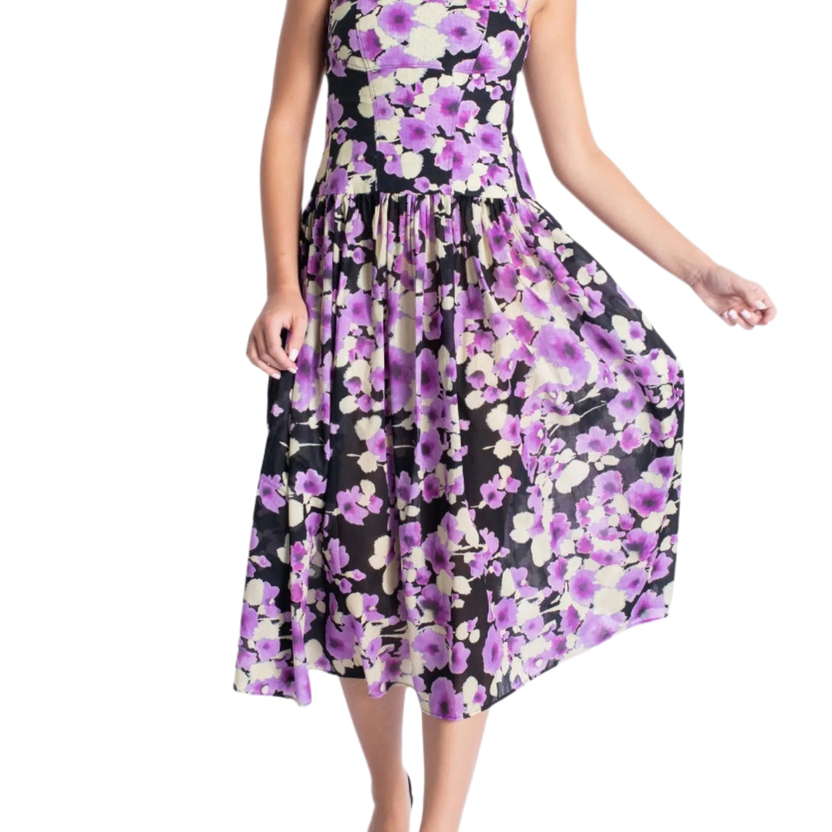 TRUMAN PRINT DRESS-SASSANOVA