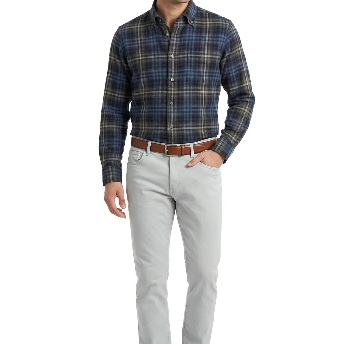 SAVANNAH TWILL 5 POCKET PANT - Pants - Novaman