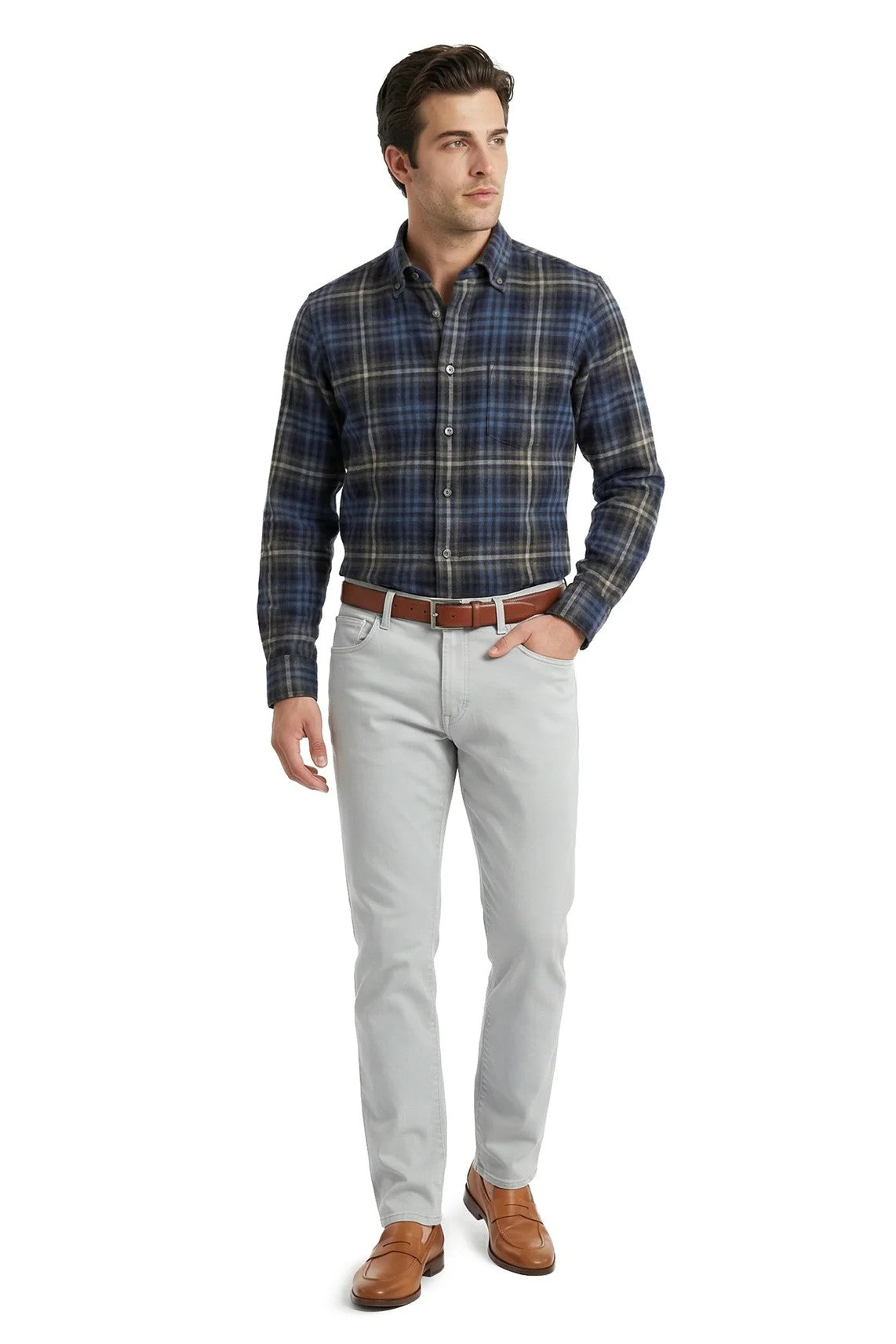 SAVANNAH TWILL 5 POCKET PANT - Pants - Novaman