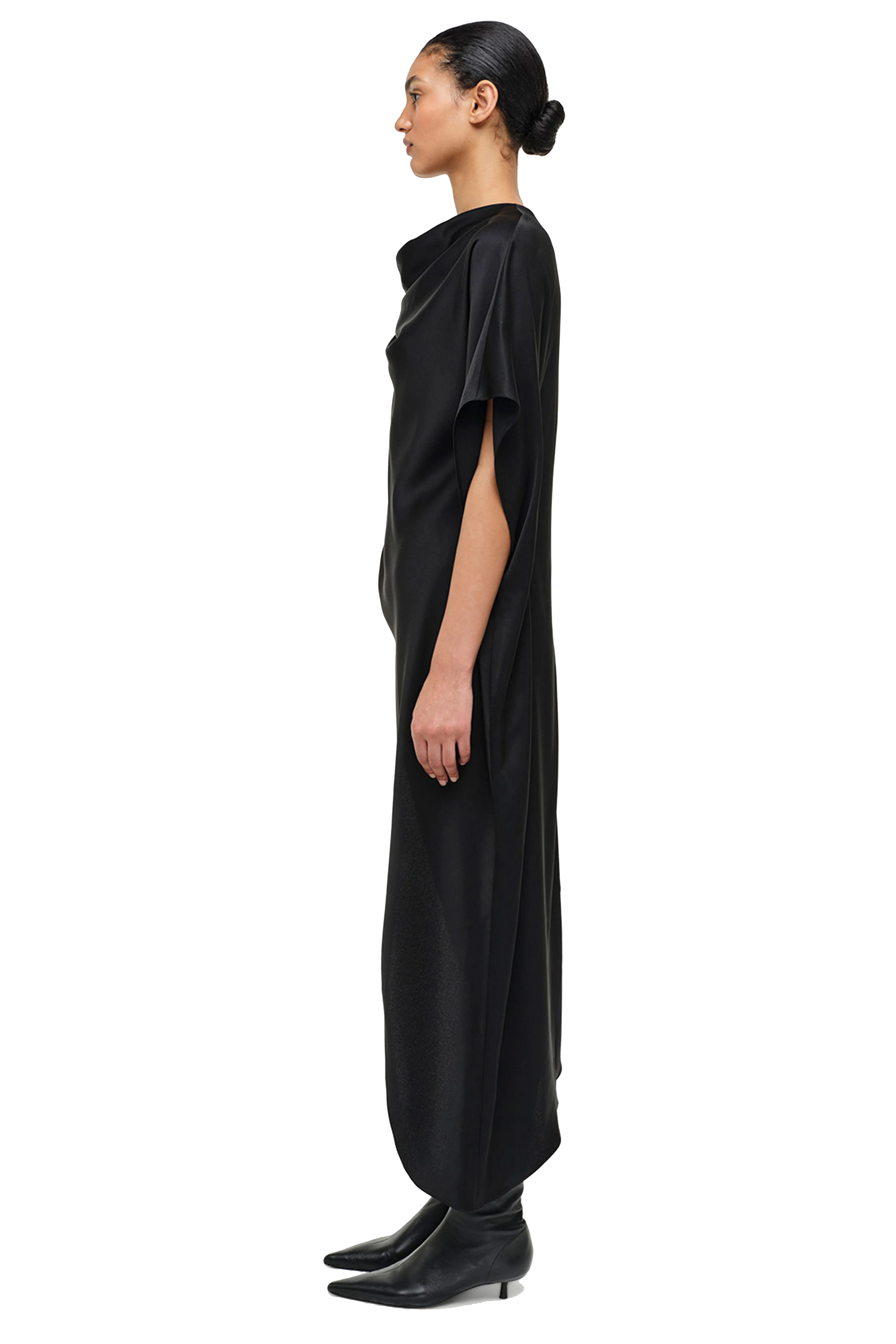 Sadia cape mini dress-sassanova