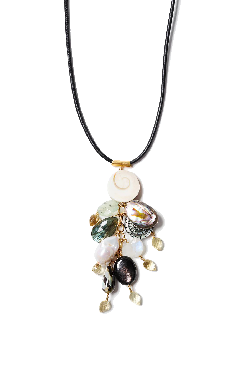 SHIVA CHARM NECKLACE- MULTI - Necklaces - Sassanova
